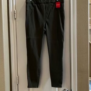 Brand new size 1X SPANX faded olive green jeggings.